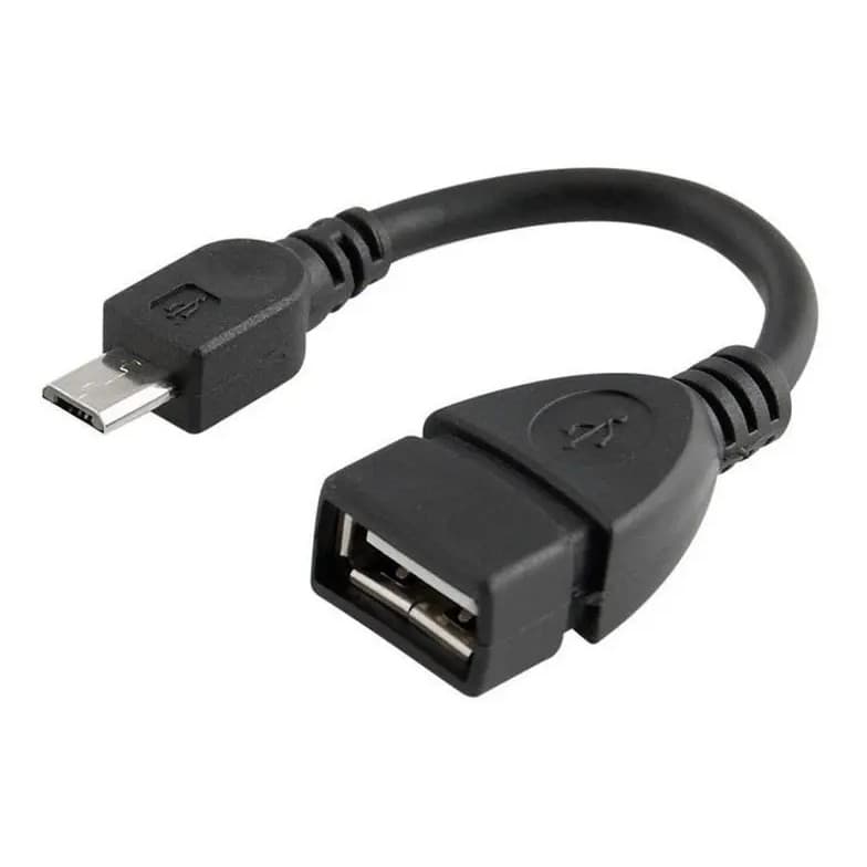 Cabo OTG USB Micro USB V8 Adaptador Para Pen Drive Teclado Mouse Controle