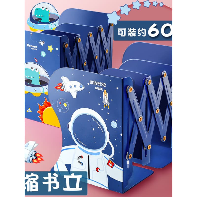 Estante retrátil Rack de armazenamento de livros de mesa Suportes para livros na mesa Bookends Clipe de livro Estante fi