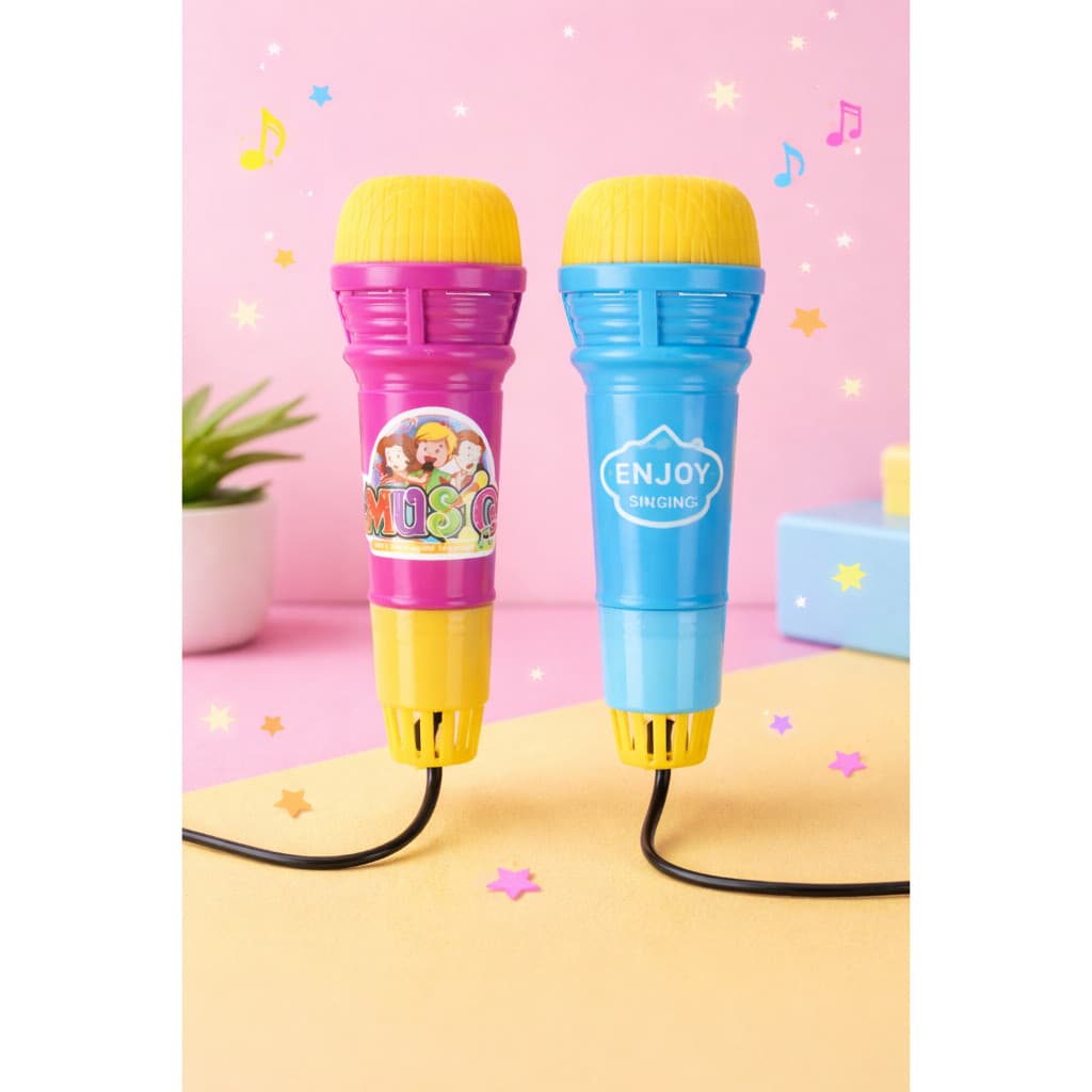Microfone Infantil Brinquedo Musical Colorido – Diversão e Show para Crianças