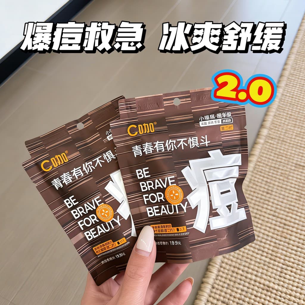 C máscara de lama de café acne pequeno frasco máscara controle de óleo acne limpeza reparação suave pele sensível tipo e