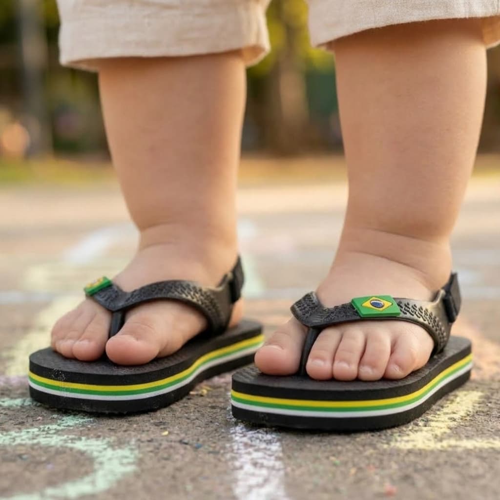 Sandália Infantil Baby Elegante e Confortável Para Meninos e Meninas