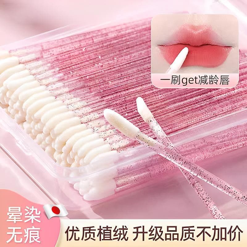 Japão descartável batom vara portátil mancha batom escova maquiagem artista dedicado batom esmalte labial portátil profi