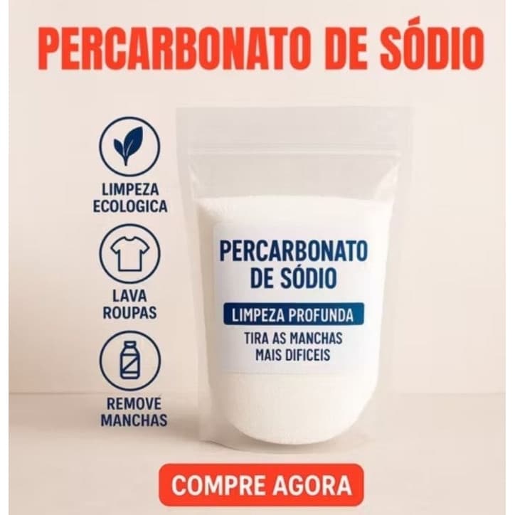 Percarbonato de sódio 1KG - Limpeza em geral