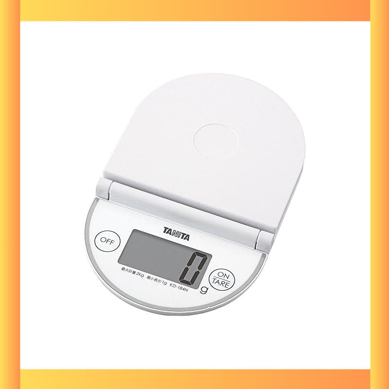 Balança de Cozinha Tanita Balança de Cozinha Dobrável Digital 2kg 1g KD-184N WH