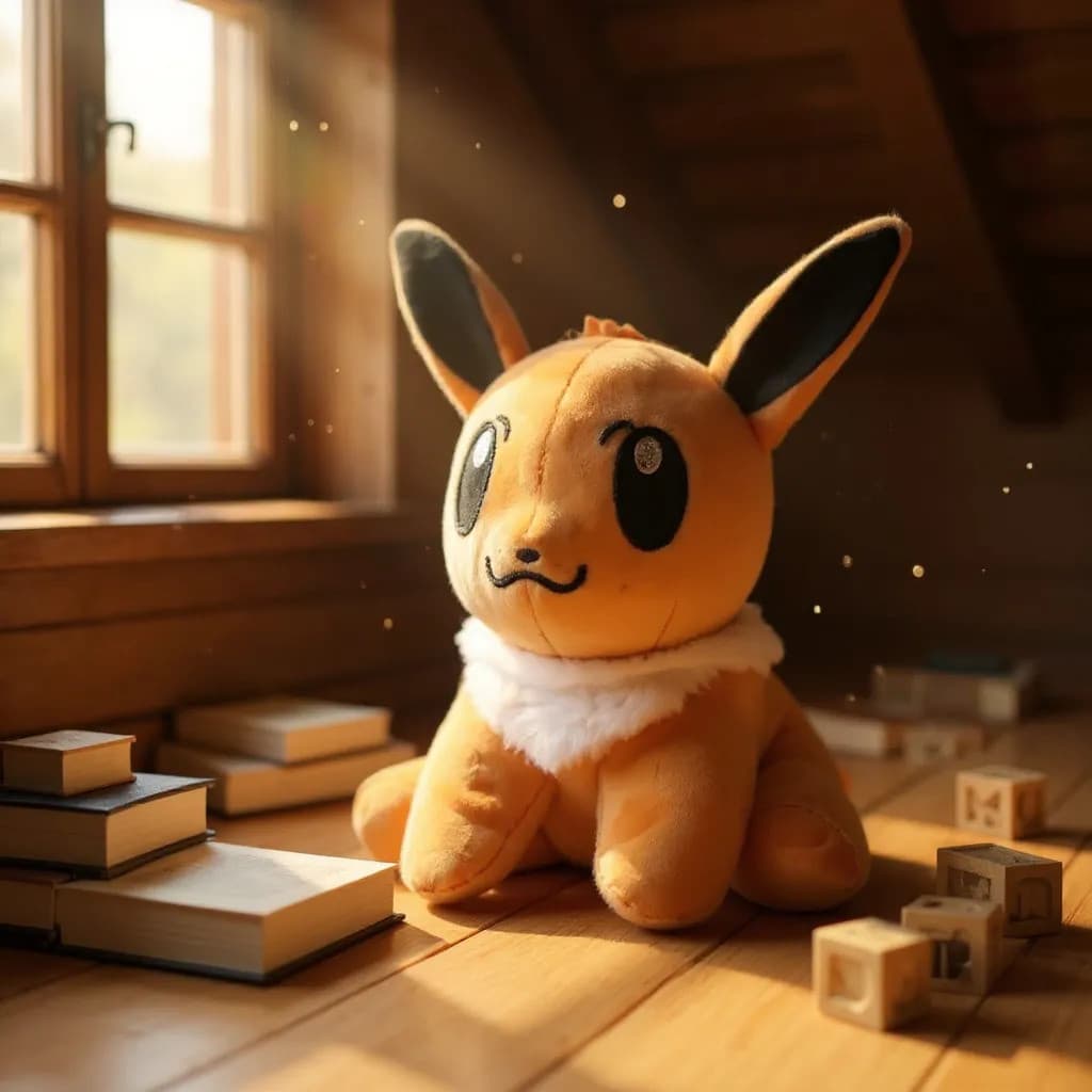 Pelúcia Pokémon Eevee 21cm Boneco Lindo Presente