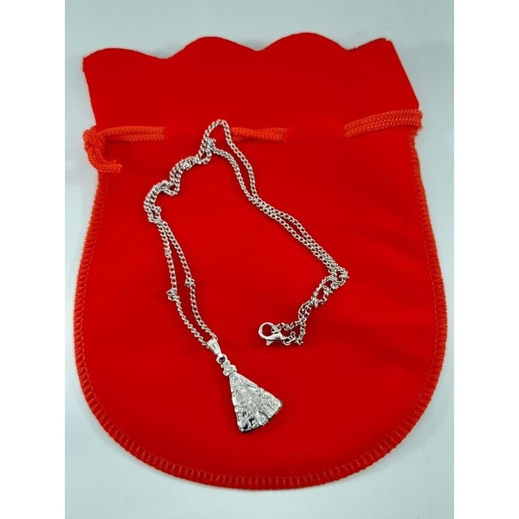 Corrente Cordão Aço Inox Nossa Senhora Aparecida