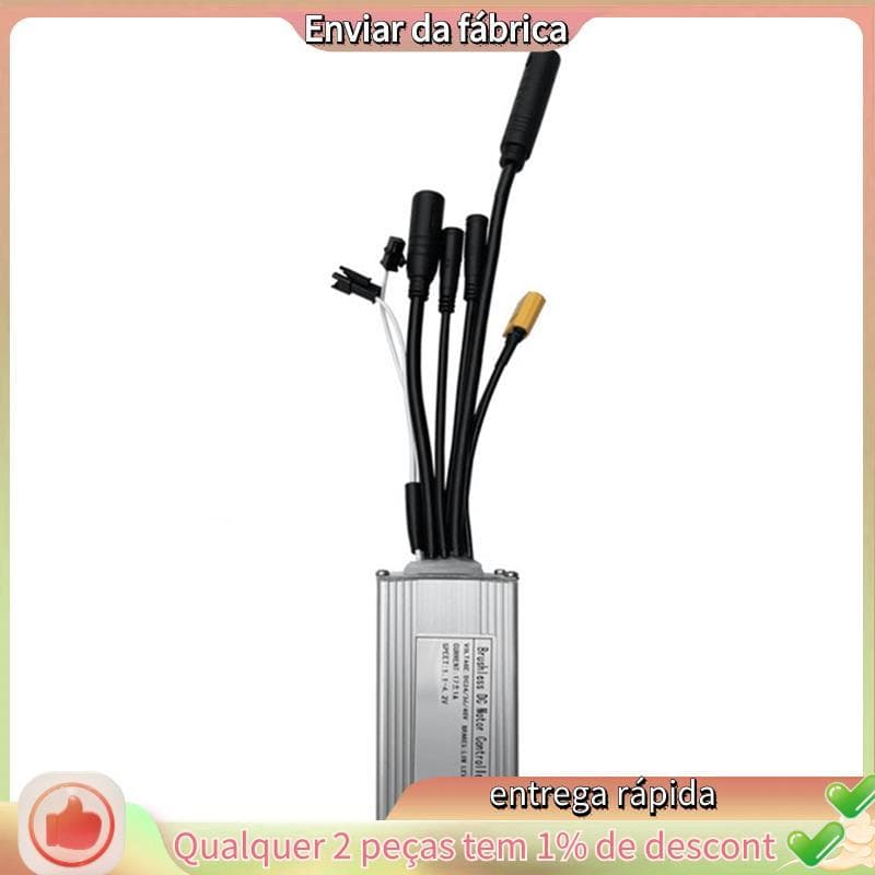 Controlador De Motor Sem Escova , 24V , 36V , 48V , 17A , Onda Senoidal , De 3 Modos Com Conector À Prova D'água Para Bi