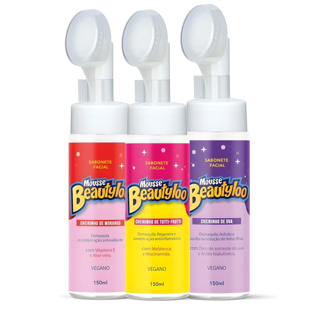 Sabonete Facial Mousse Beautyloo 150ml
