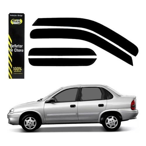 Calha De Chuva 4 Portas Primeira Geracao Todos Corsa Wagon Sedan 30004A