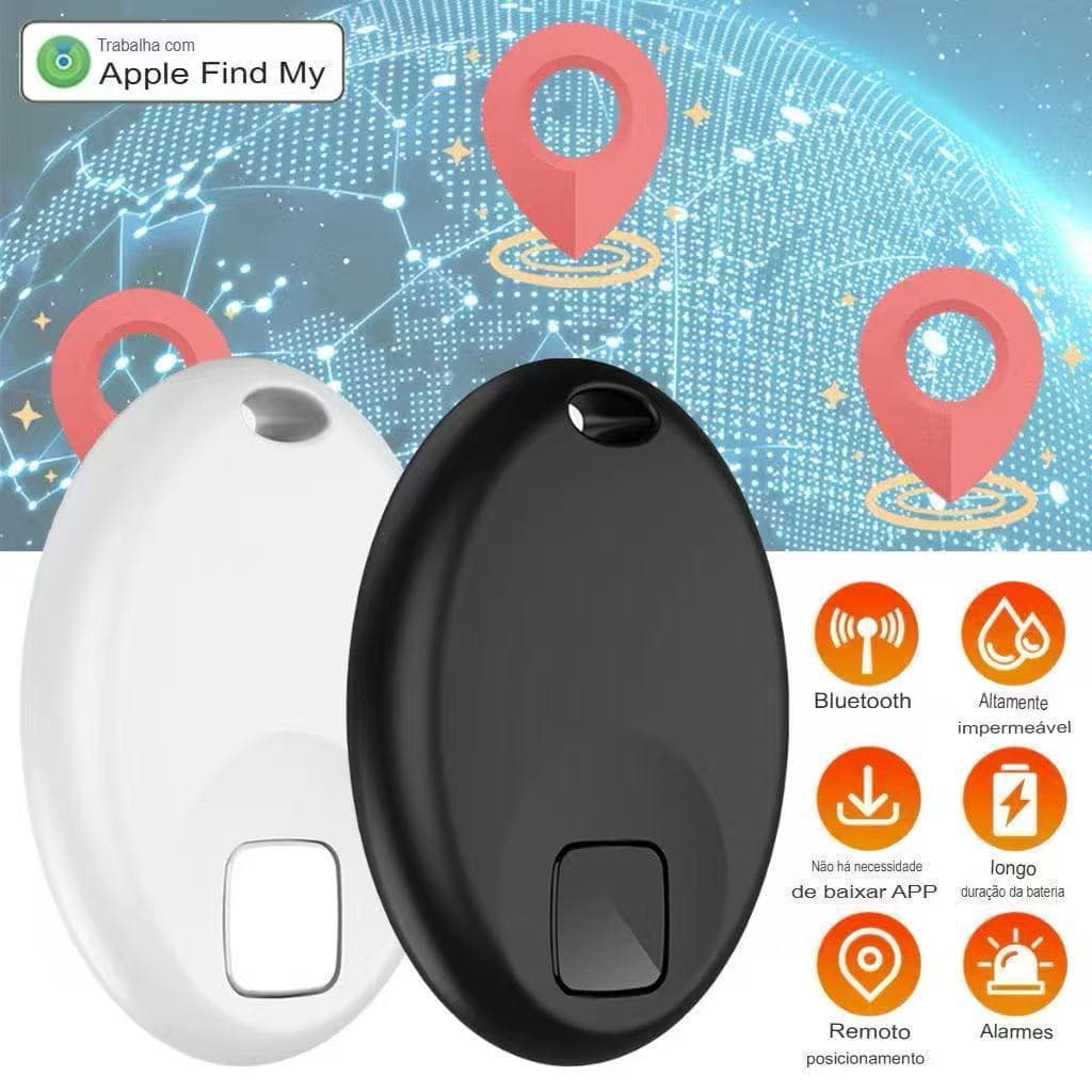 Rastreador AirTag Smart Tag Localizador GPS para Mala/Automóveis/Pet/Criança/Idosos /Sem Limite de Distância - MGC