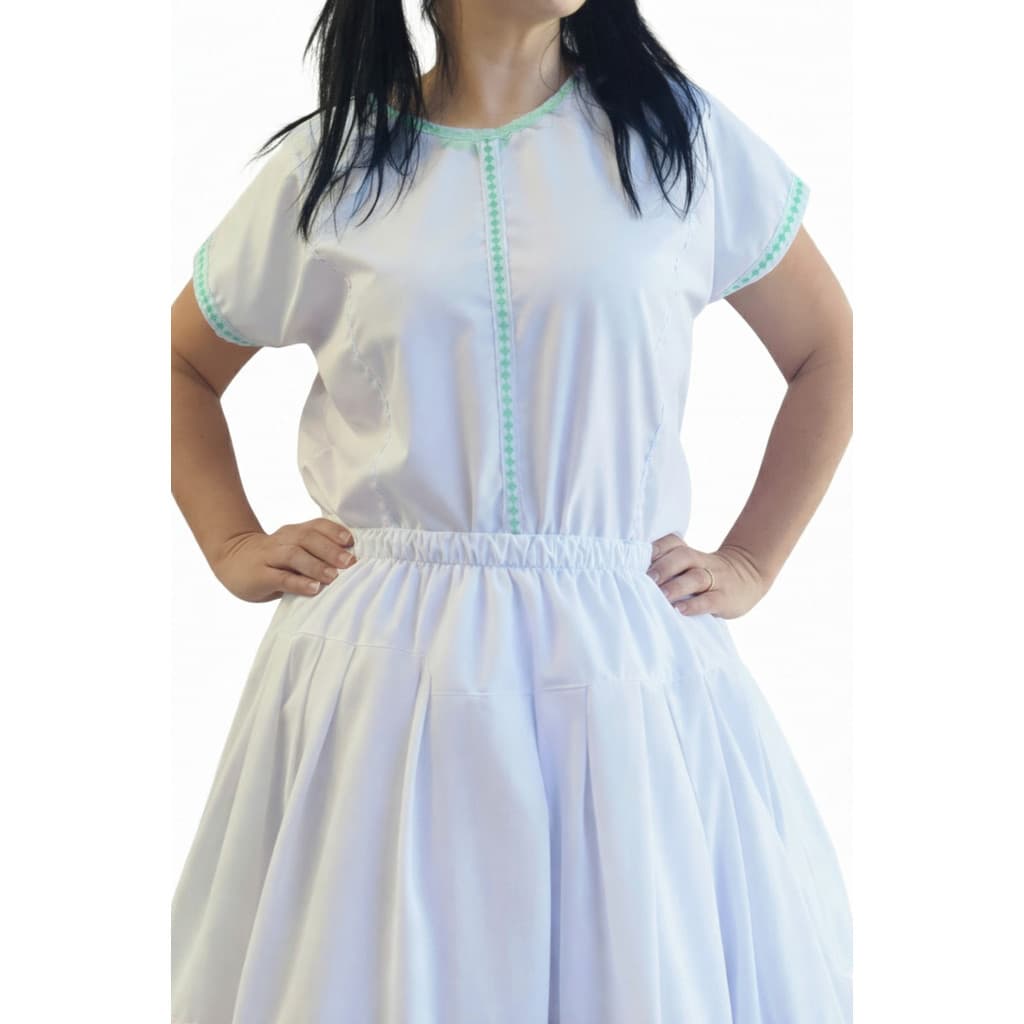 Camisu De Erê Feminino Umbanda E Candomblé Branca