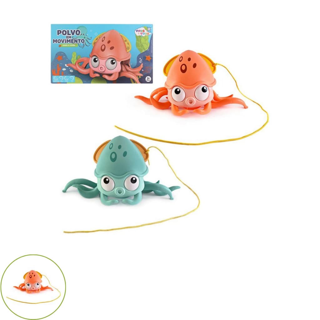 Brinquedo Polvo Movimentos Interativo Sensorial Educativo Infantil