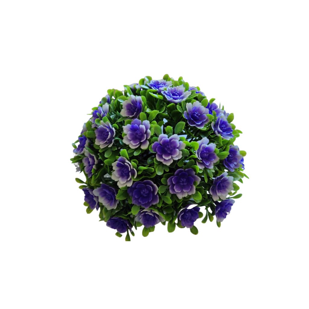 Meia Bola Buchinho de Grama com Flores Coloridas Decoração Festa