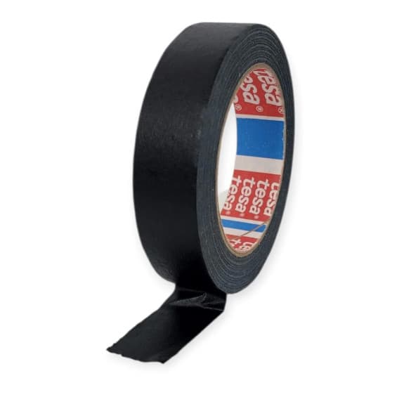 Fita Crepe Preta 4323 Profissional 25mmX50m Tesa