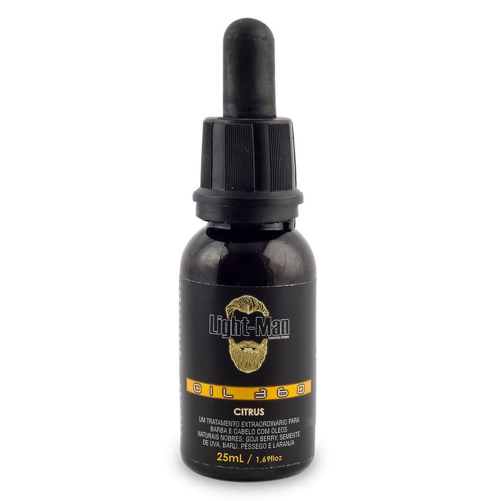 Óleo para Barba Light Man Oil 360 Citrus 25ml