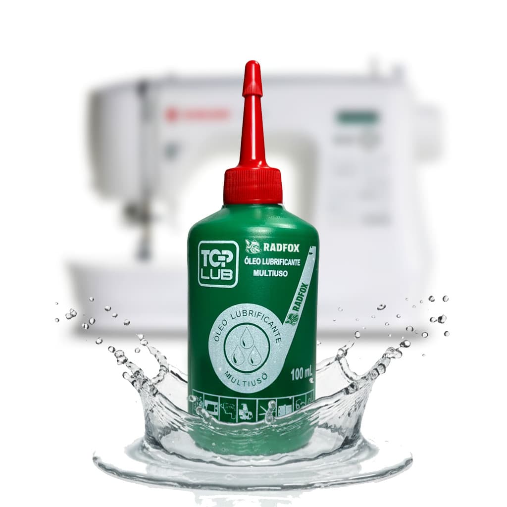 kit 10x óleo lubrificante singer multiuso 100ml maquina bike