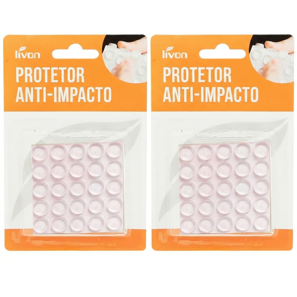Protetor anti impacto silicione adesivo Transparente Amortecedor Porta Parede Maçaneta Batentes 50pçs