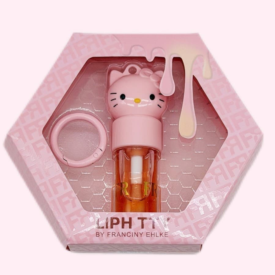 Lip Honey Hello Kitty Hidratante | Brilho Labial com Aroma de Mel | Fofo & Presenteável