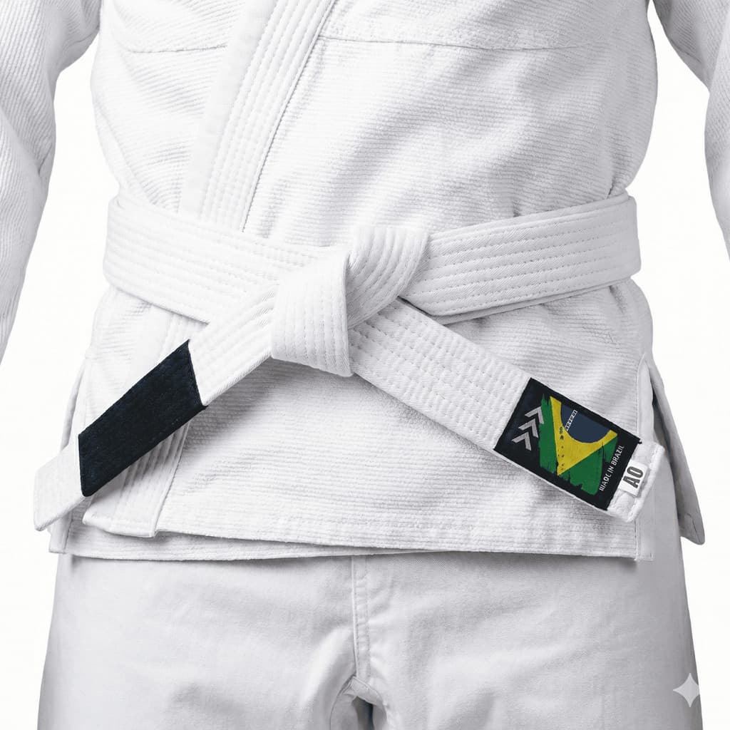 Faixa Jiu Jitsu Tradicional Alta Durabilidade Conforto Treino Competição