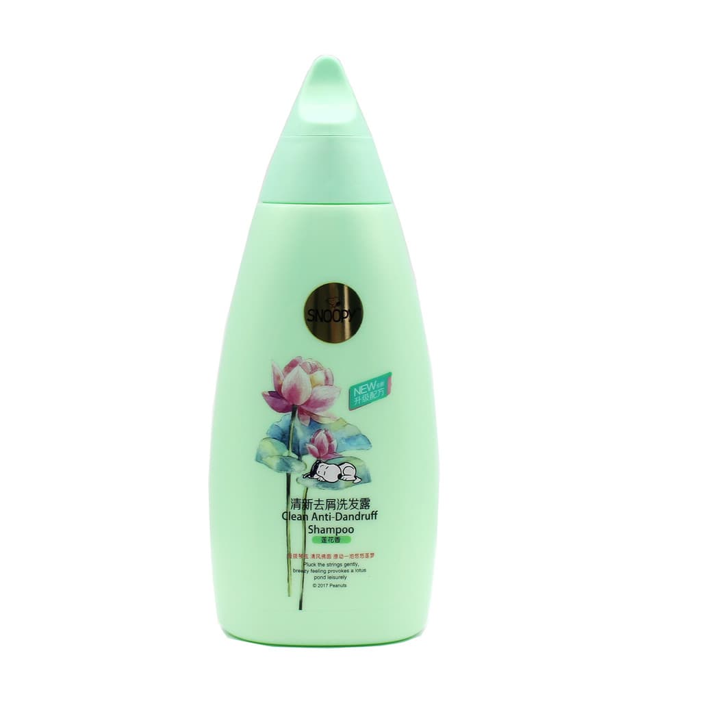 Snoopy fresco anti-caspa Shampoo fragrância de lótus anti-caspa anti-coceira controle de óleo macio limpeza suave limpez