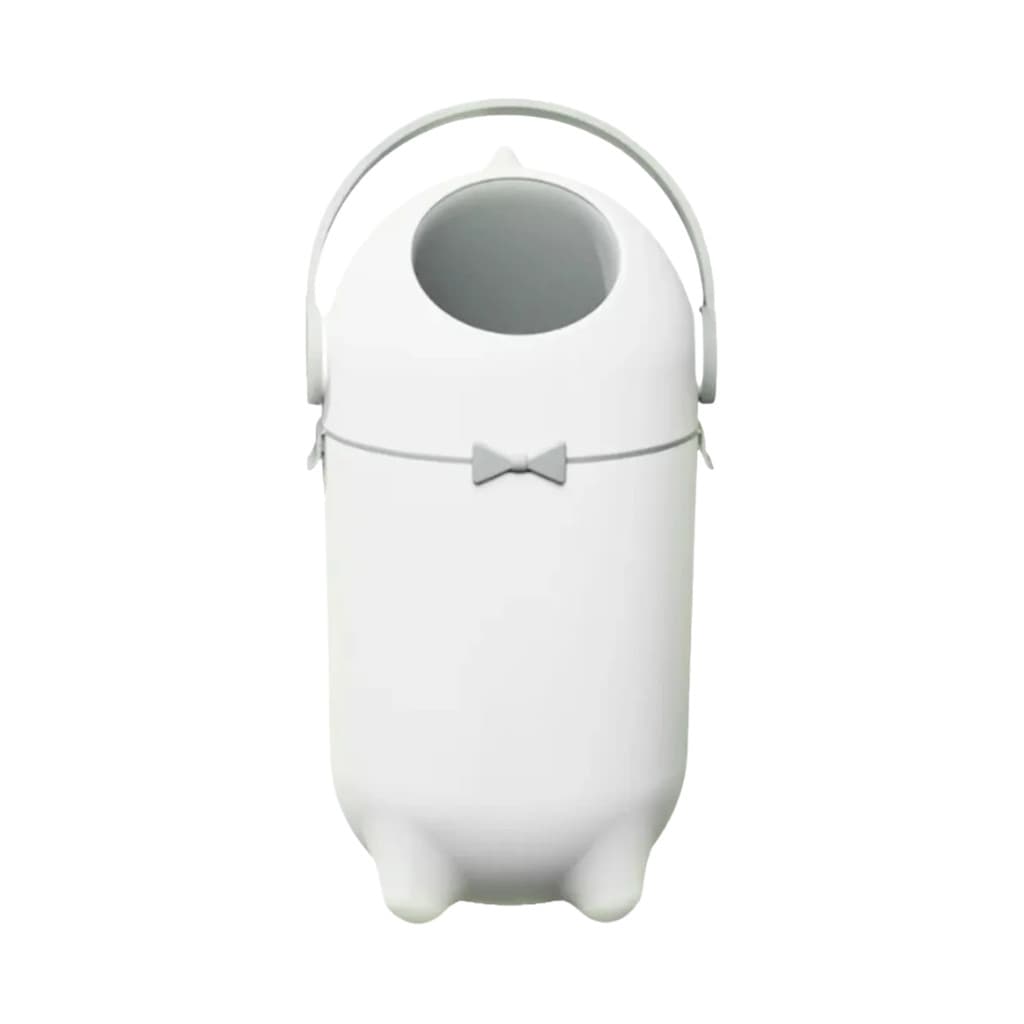 Lixeira Mágica Anti Odor Para Fraldas Saco Lixo Grande Branco