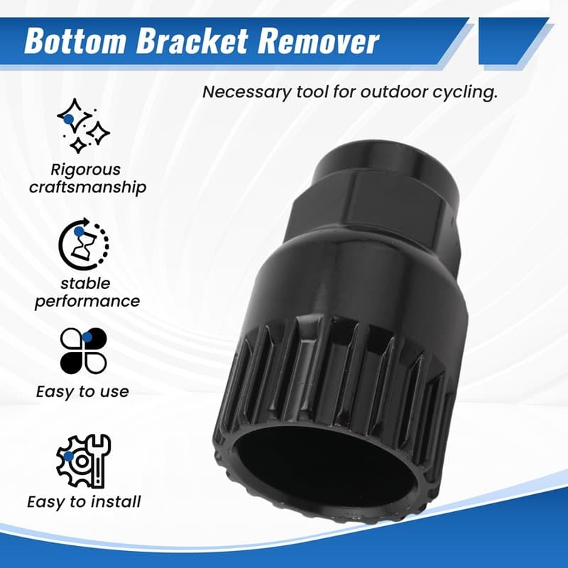 Bicicleta 20 Dentes Suporte Inferior Removedor Extrator Ferramenta Preto Para Mountain Bike Ferramentas De Reparo Da