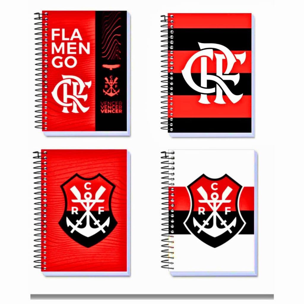 Caderno Flamengo Universitário 01, 10 ou 20 Matérias