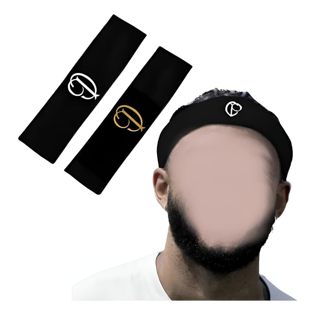 Kit 2 Faixas Corinthians Testeira De Cabelo Menphis Depay Coringão Timão