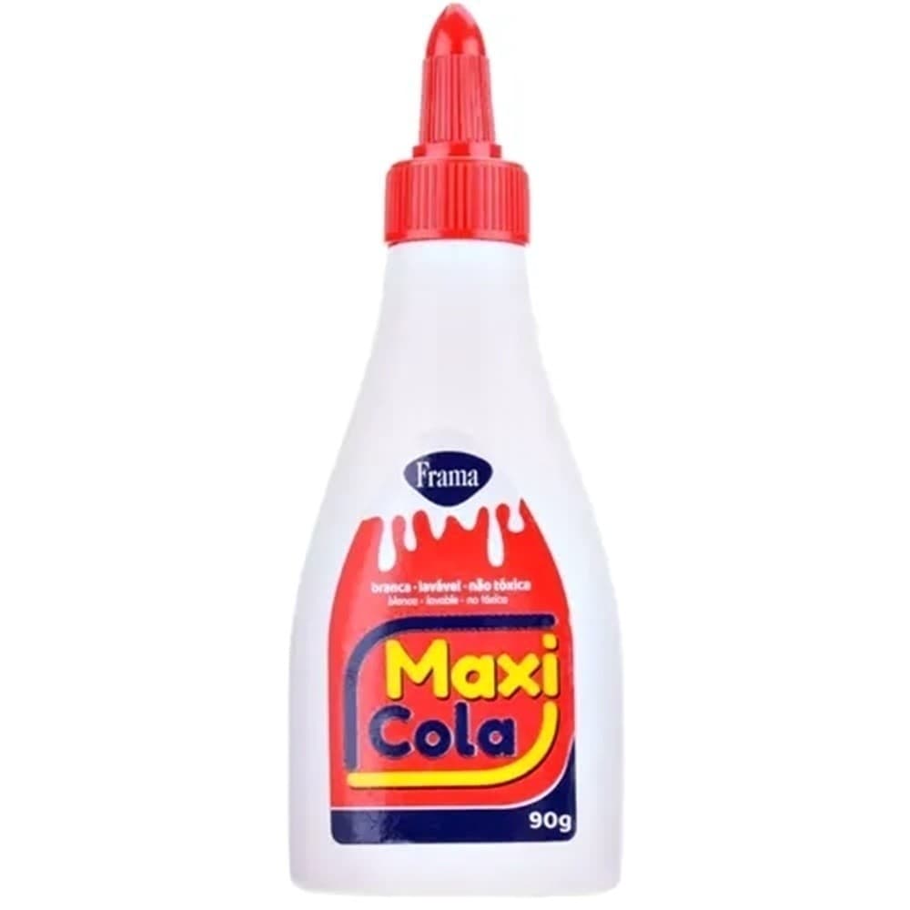 Cola Escolar Branca Líquida 90g Maxi Cola Frama Unitário