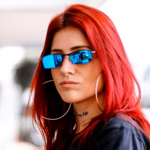 Oculos de Sol Lupinha do Vilão Trap Streetwear Polarizado Protecao Uv400 Varias Cores Hype Top Lupa