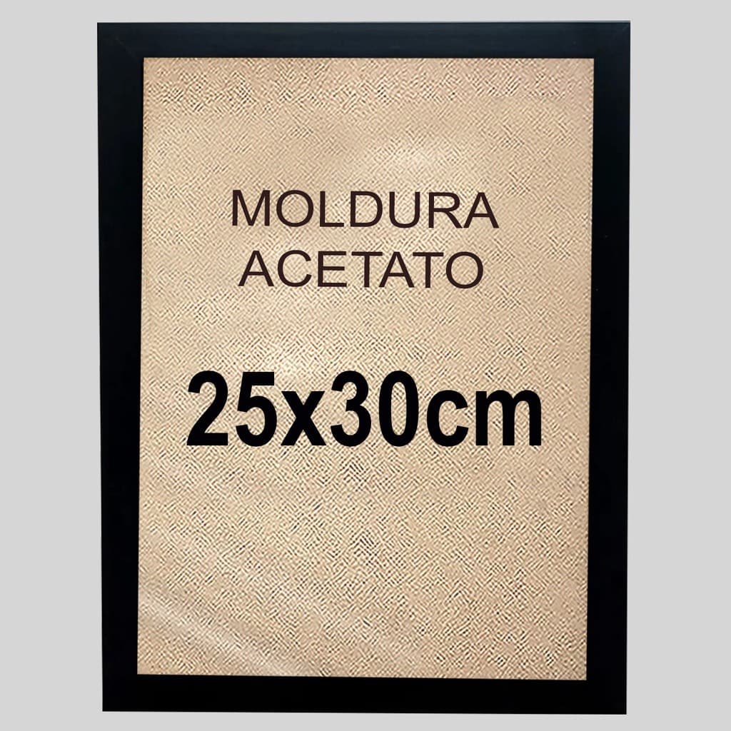 Moldura Quadro Com Acetato 25x30cm