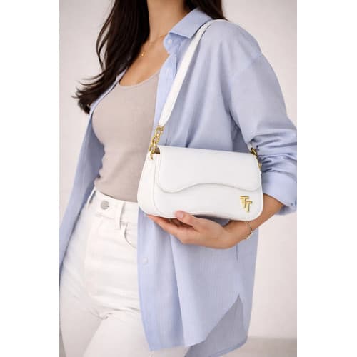 Bolsa Feminina Baguete Casual De Ombro e Mão Balada Moda