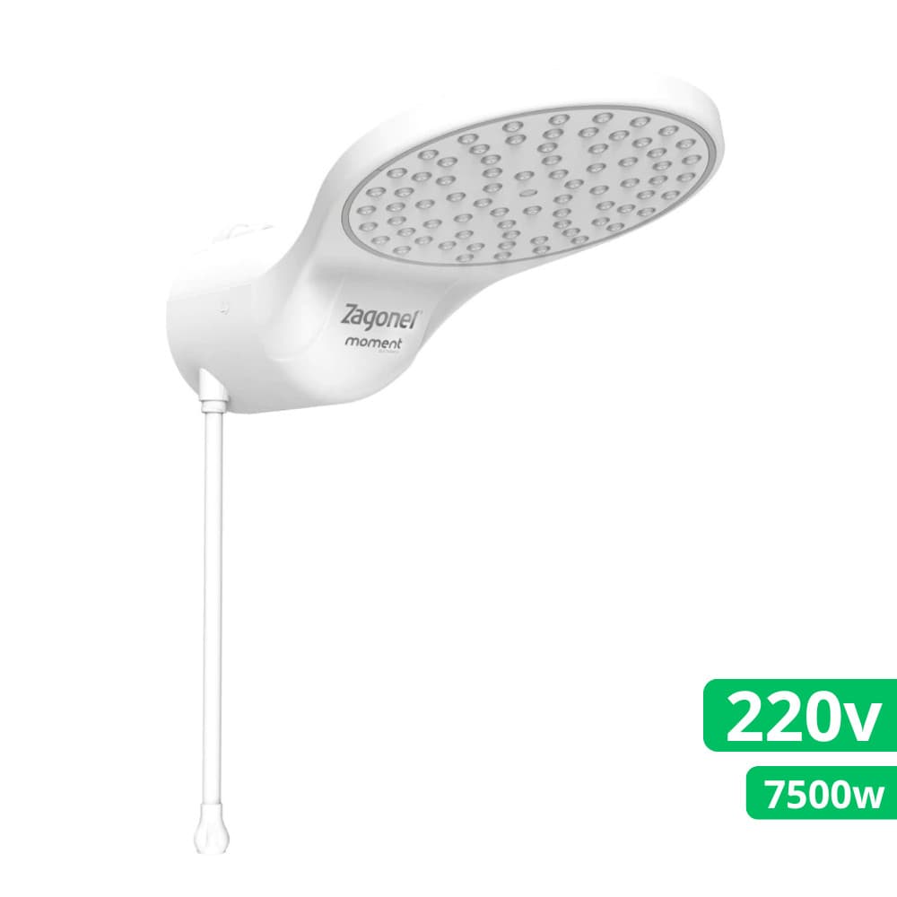 Ducha Moment Eletrônica Zagonel 220v 7500w Branco