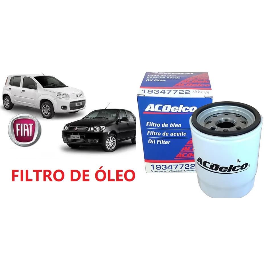 Filtro Óleo de motor Fiat motor 1.3, 1.4, 1,0 19347722, Ph8999  GM