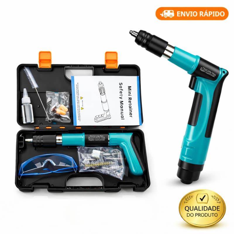 Pistola de Fixação Finca Pino Ação Direta Gesso Drywall Ferro Madeira Janela