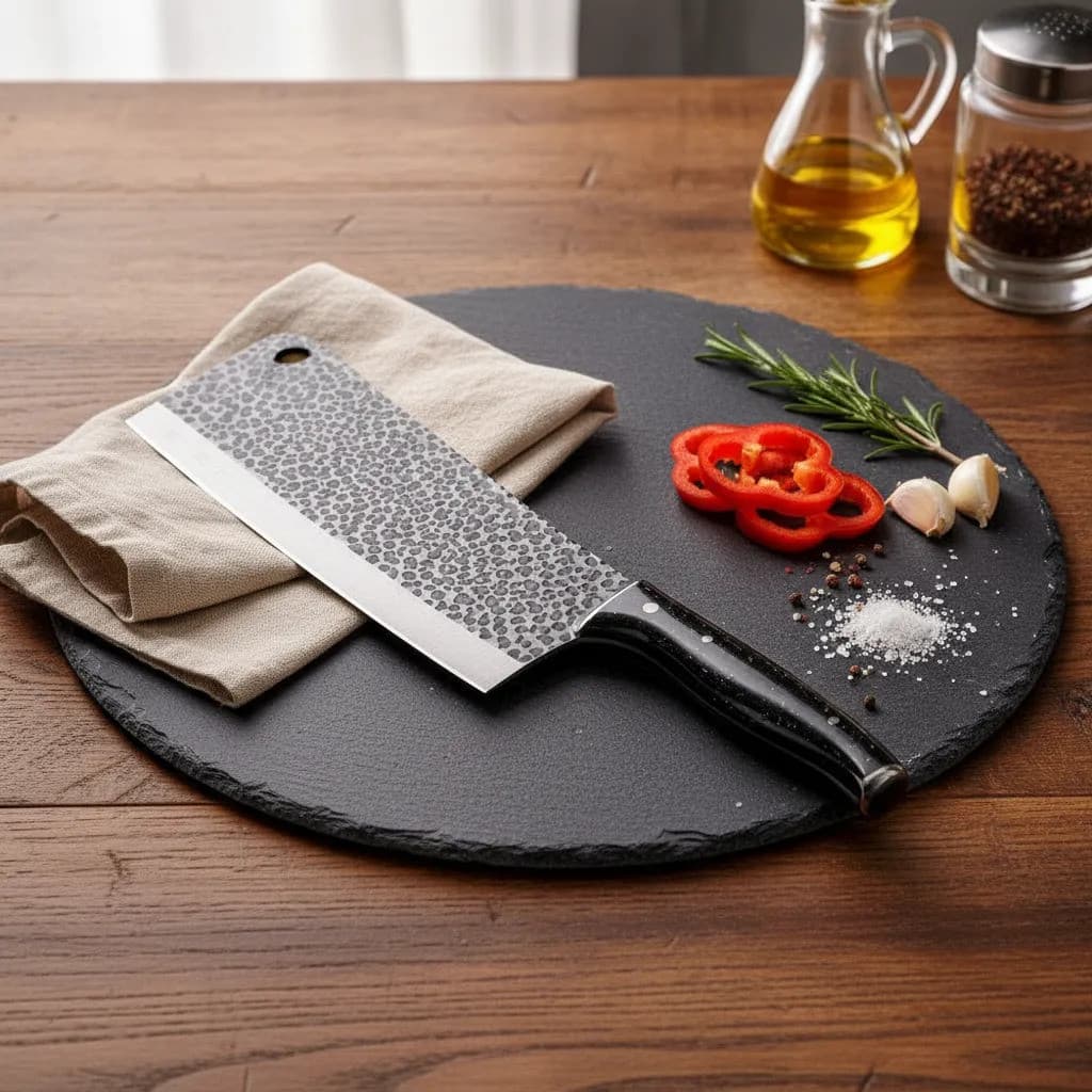 Faca Cutelo Sultan Profissional 30cm Aço Inox Super Afiado Churrasco Chef Açougueiro Cutelo Artesanal Grande Alta Precis