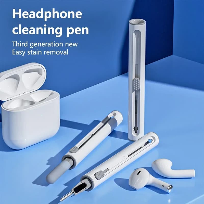 Caneta De Limpeza Deslizante Para Fones De Ouvido , Escova AirPods Pro , Samsung , Xiaomi , Série , Limpador De Ferramen