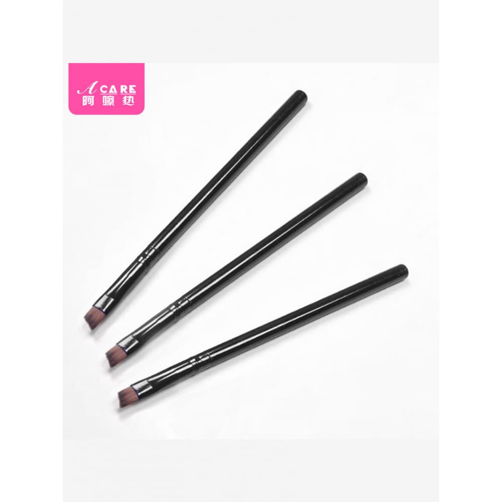 Pincel de sobrancelha BC1s751-Blade Pincel de sobrancelha espiral de duas cabeças Pincel de maquiagem Ferramenta portáti