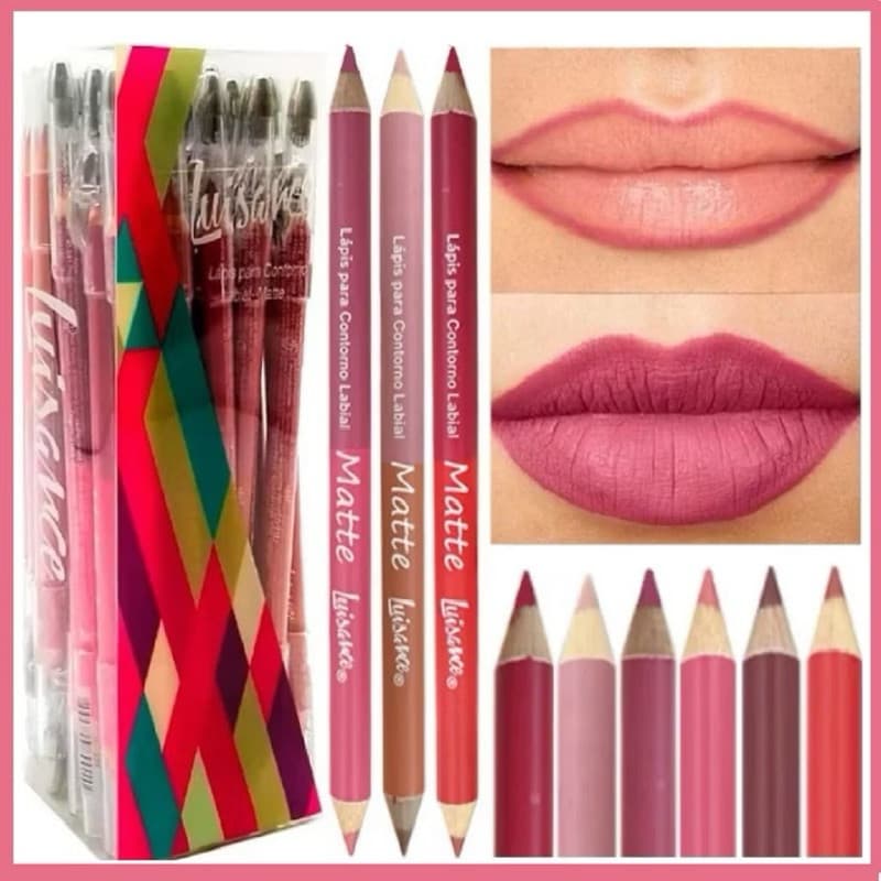Box C/ 24 PCS Lápis Labial Duo Luisance L852