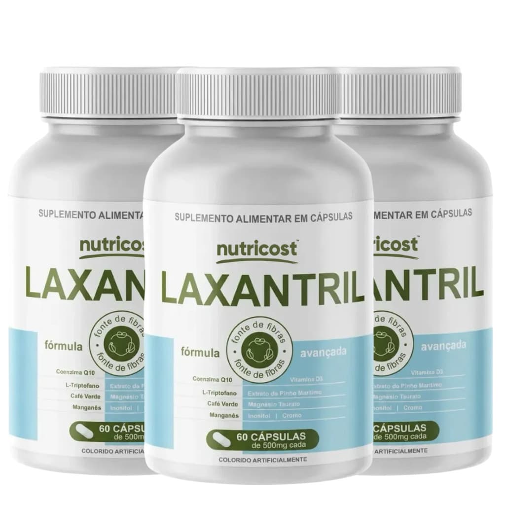 3 Laxantril 60 caps - Suplemento Alimentar