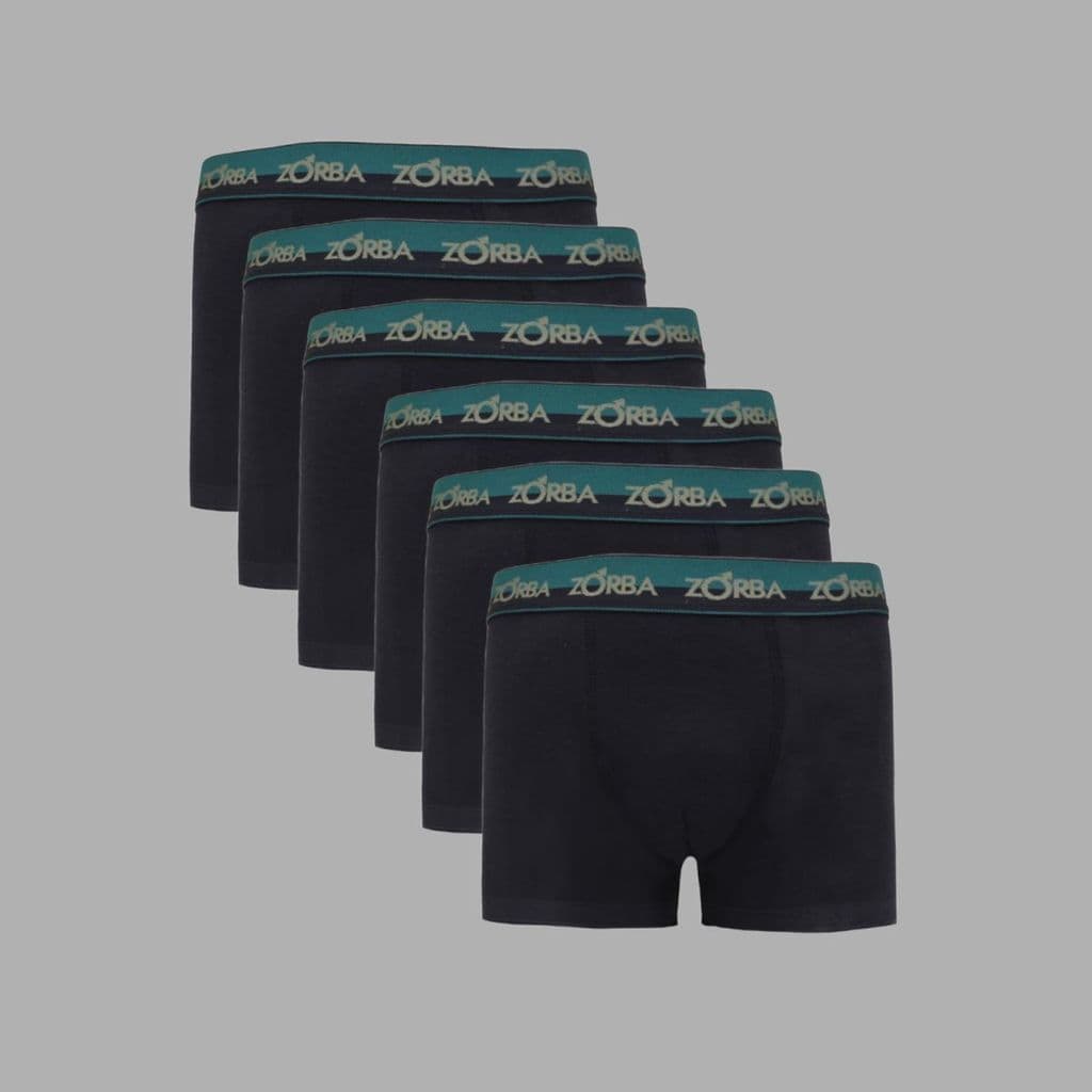 Kit 6 Cuecas Zorba Boxer Max Algodão 702 - PLUS SIZE