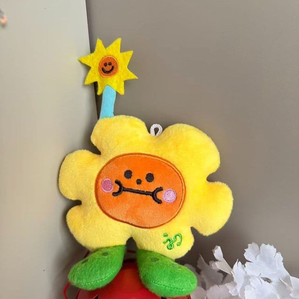 Venda quente novo produto GMM mercadoria jaidee atributo girassol pingente boneca bonito pelúcia macio bonito pingente i