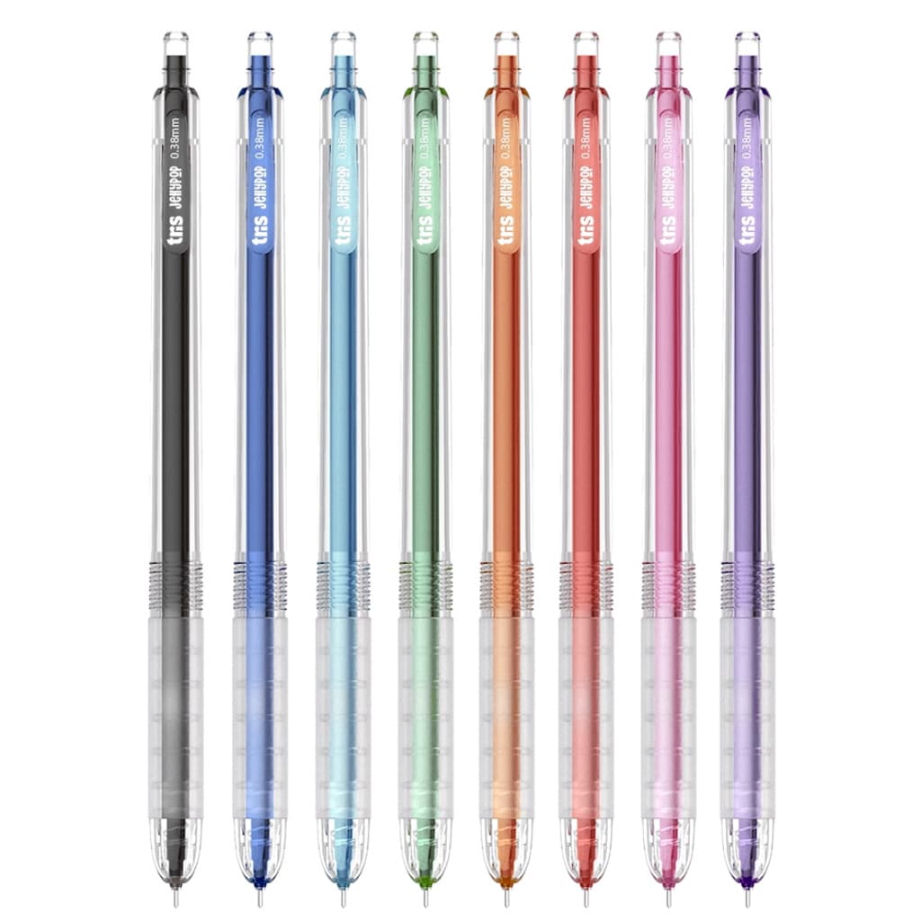 Caneta Gel Ultrafina 0.38mm Retrátil Jellypop | Tris
