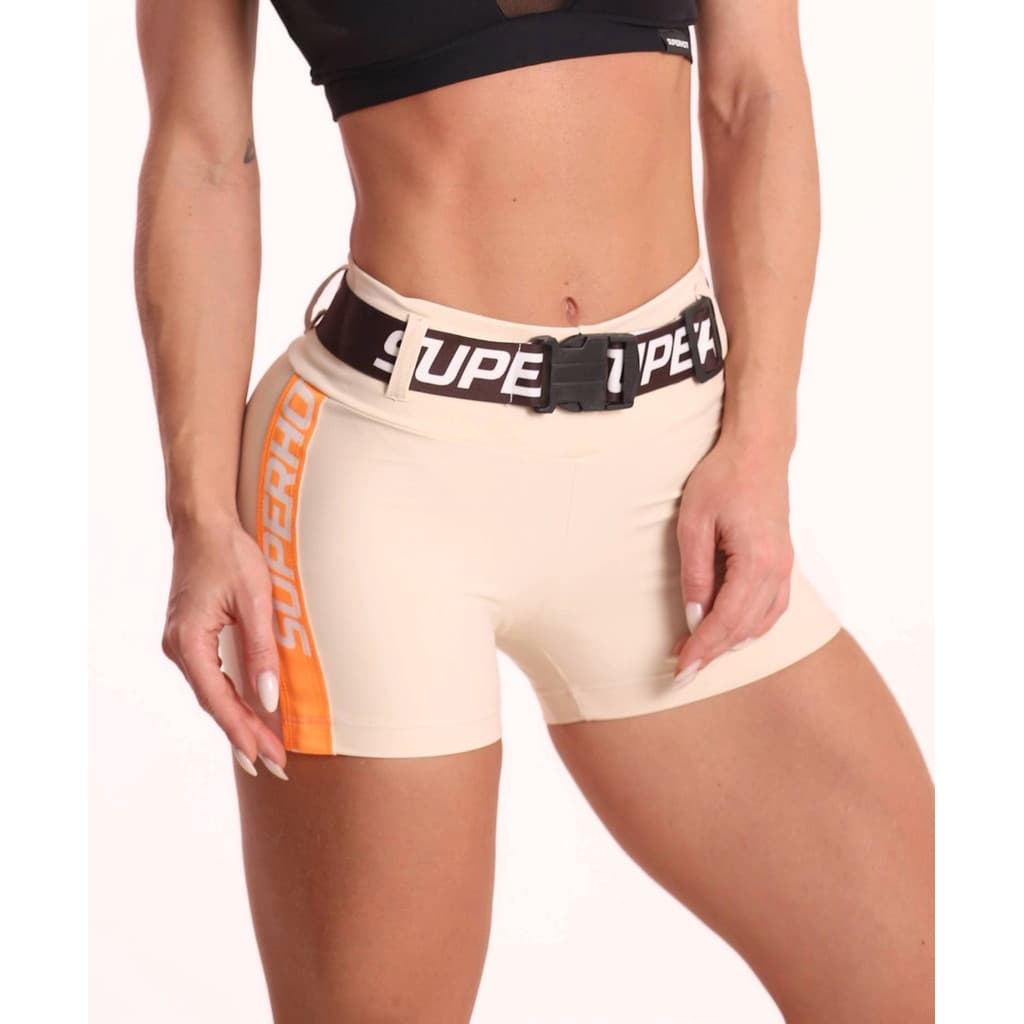Short Cós Alto Fitness Feminino Superhot Poliamida