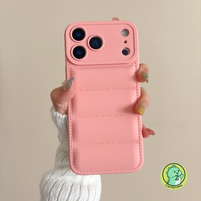 Capa De Telefone Jaqueta Para Baixo Redmi Note 14 13 Pro Plus Turbo 4 + 5G 4G Luxo Fofa Simples Cor Doce Anti-Queda Capa