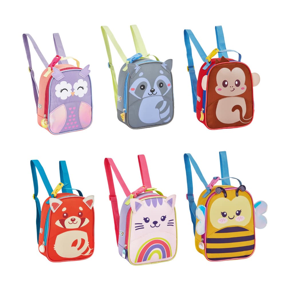 Lancheira Térmica Infantil Escolar Animais 3D Zoop