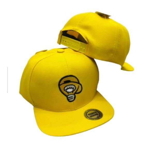 Boné Leozin Leozinho Lâmpada Amarelo Emilly Vick Dos Rosa Ajustável 60 Selenita