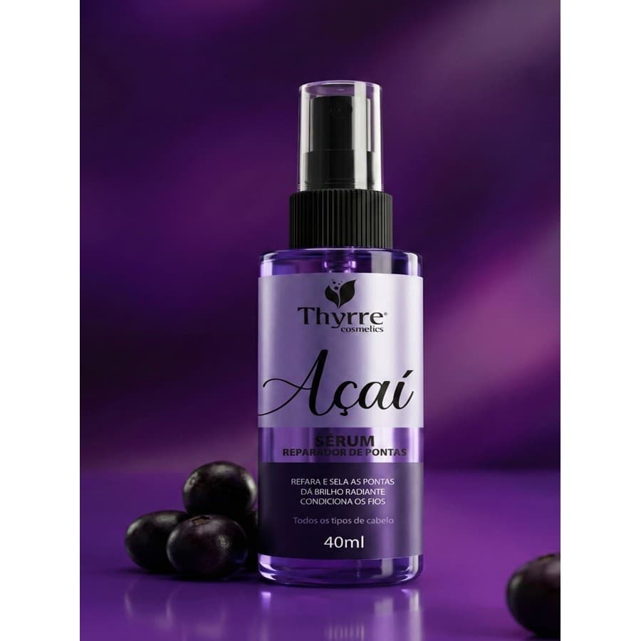 SÉRUM AÇAI REPARADOR DE PONTAS THYRRE COSMETICS - 40ml