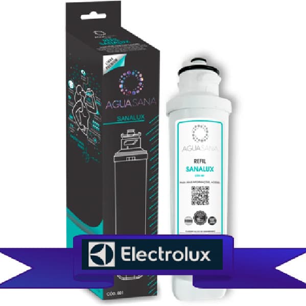 Refil Vela Filtro PARA Purificador Compatível Electrolux PE11X, PE11B, PA21G, PA26G, PA31G, PC41B