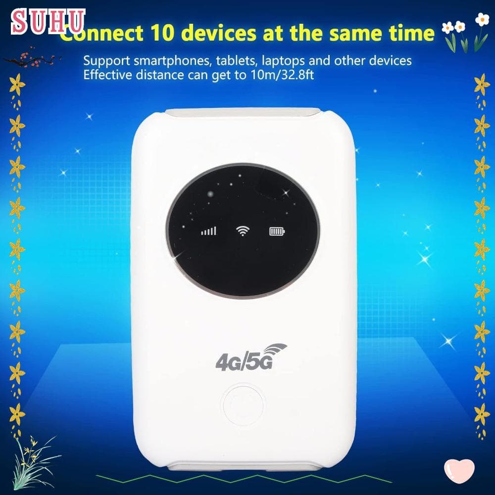 Roteador Portátil SUHU 4/5G , Ponto De Acesso Móvel De Bolso Versão Asiática/Europeu De 300 Mbps , WiFi